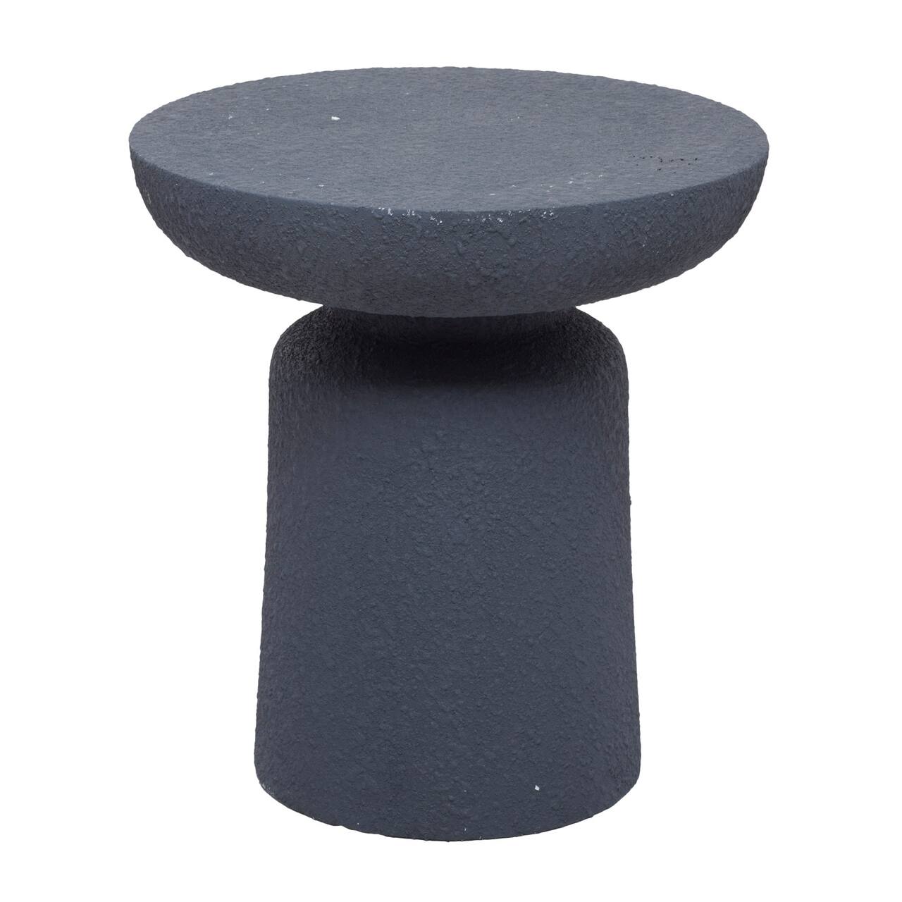 Blue Contemporary Garden Stool, 17" x 17" x 18"